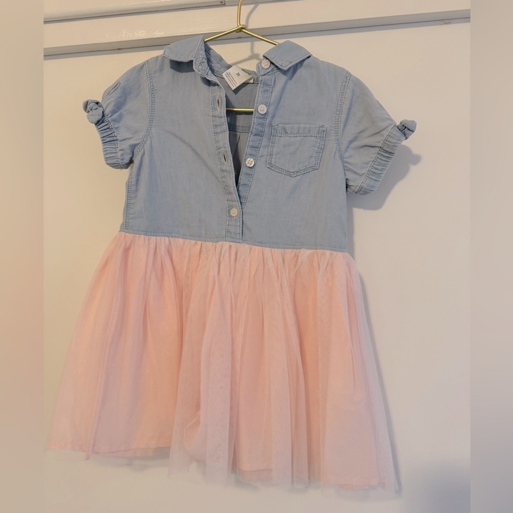 3 x 3T Carter dresses- Pink